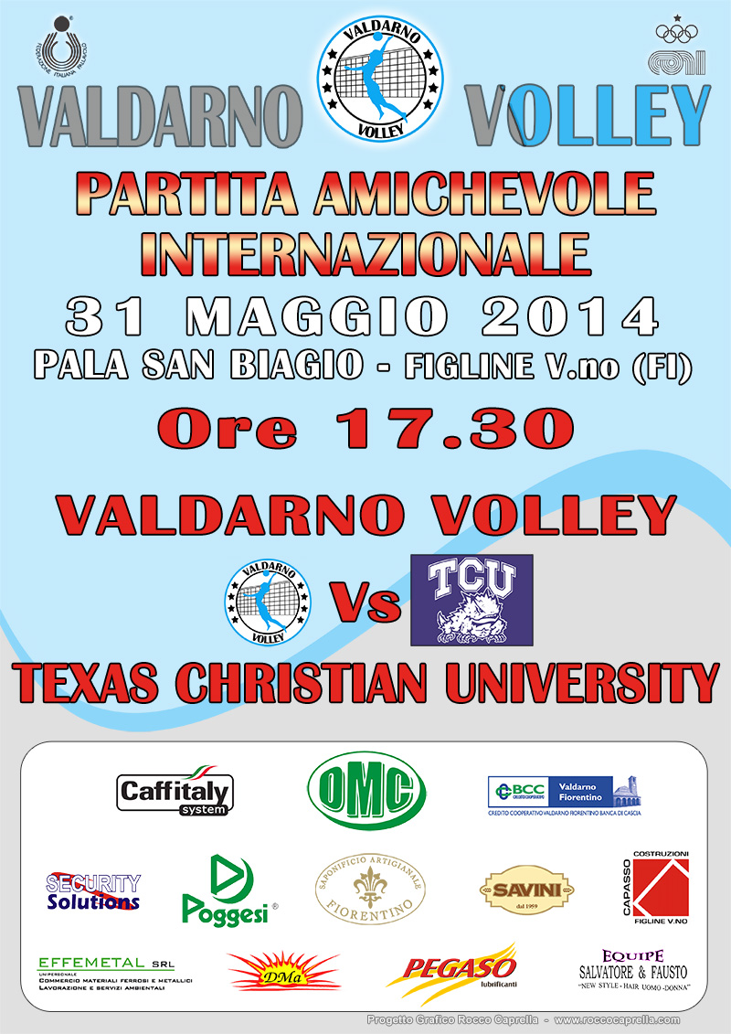 Valdarno Volley Vs Texas Christian University