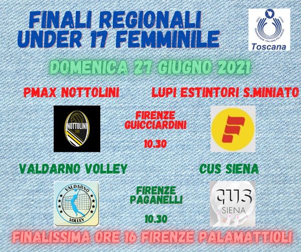 Finali Regionali U17/F - 27 Giugno 2021